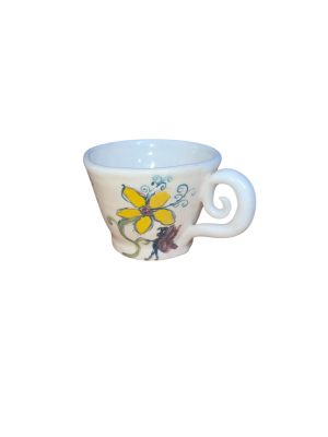 Spiral Flower Teacup